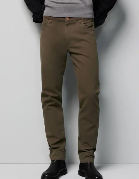 Брюки чинос Meyer Five Pocket Hose, серо коричневый