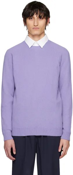 Пурпурный свитер реглан Sunspel