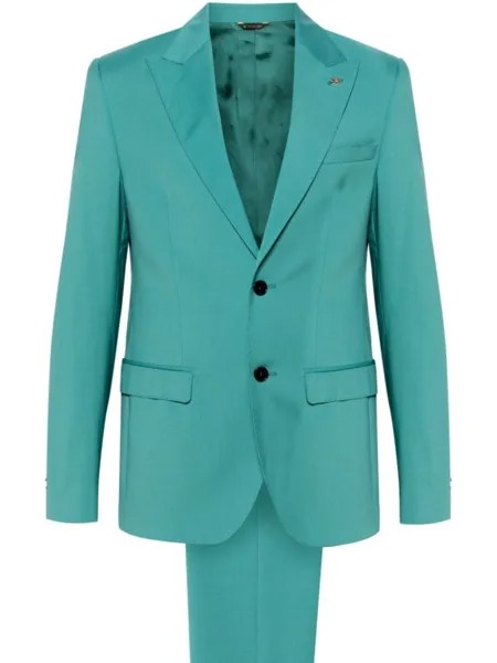 Костюм с однобортным пиджаком Manuel Ritz, зеленый
