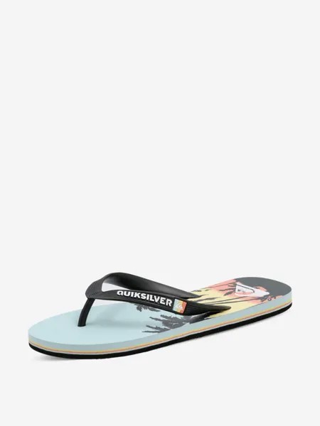 Шлепанцы мужские Quiksilver Molokai ART, Голубой