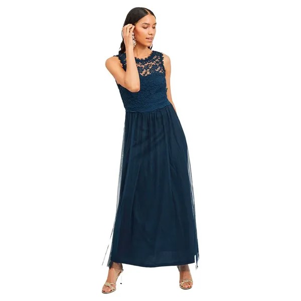 Платье Vila Lynnea Sleeveless Maxi, синий