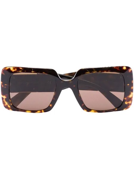 Versace Eyewear солнцезащитные очки в оправе черепаховой расцветки
