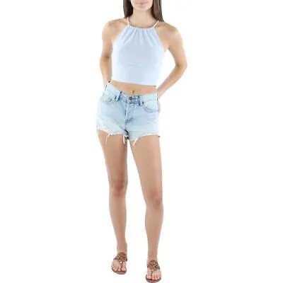 Le Lis Womens Crop Top Tie Back Top Shirt BHFO 3400