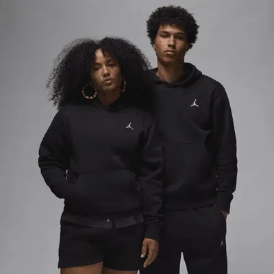 Худи Jordan Brooklyn Fleece, черный/белый