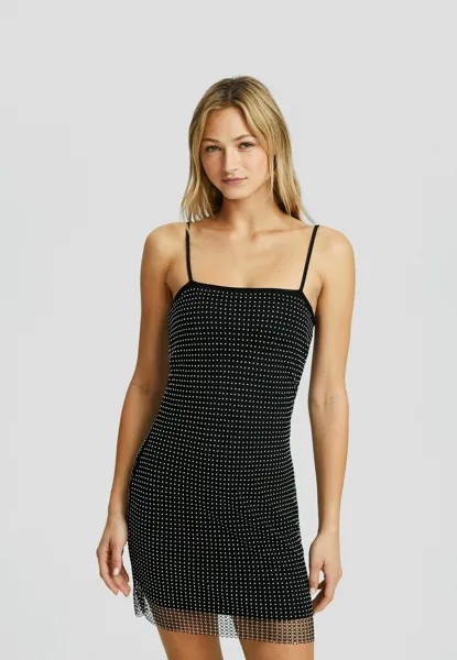 Коктейльное платье Bershka, черный