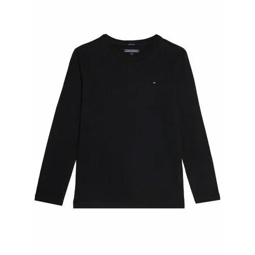 Лонгслив TOMMY HILFIGER, размер 8 [METY], черный