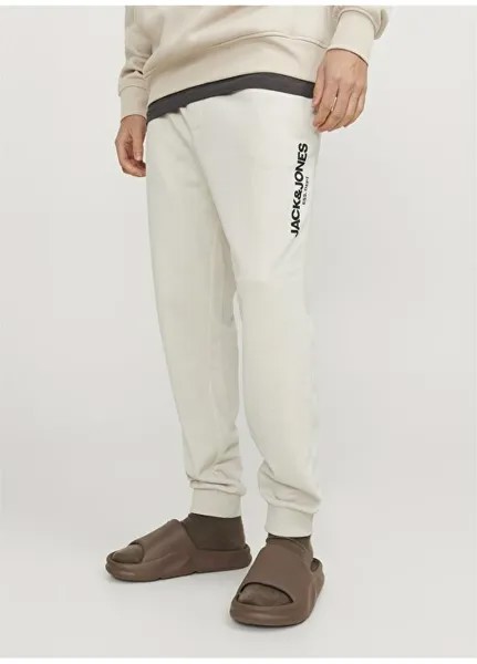 Мужские спортивные штаны кремового цвета Regular Fit JPSTGORDON JJGALE SEAT PANTS NAF Jack & Jones, кремовый