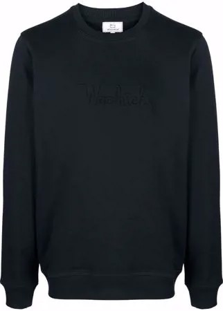 Woolrich толстовка с тисненым логотипом