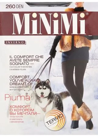 Колготки MiNiMi Piuma 260 den, размер 5-XL, nero (черный)