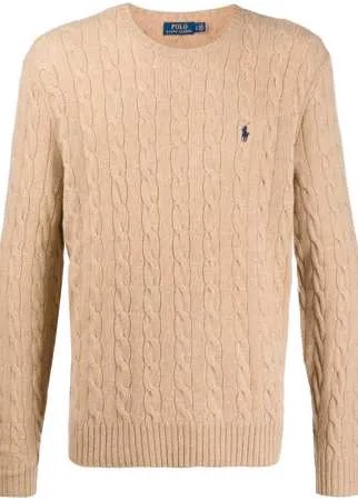Polo Ralph Lauren пуловер фактурной вязки с логотипом