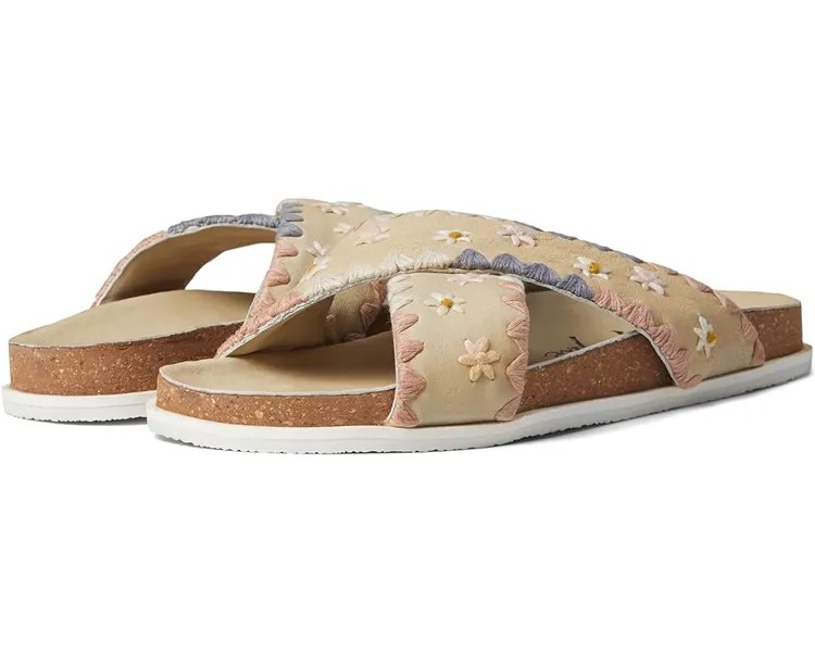 Сандалии Free People Wildflowers Crossband Sandal, цвет Washed Natural