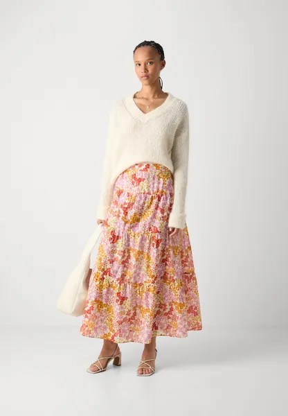 Юбка макси Skirt Lilja Lindex, оранжевая