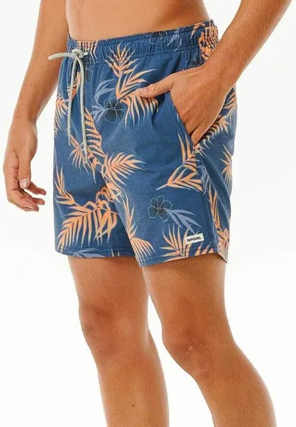 Шорты для плавания SURF REVIVAL FLORAL VOLLEY Rip Curl, цвет washed navy