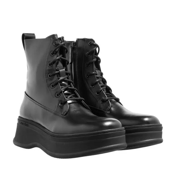 Сапоги pitched combat boot ck Calvin Klein, черный