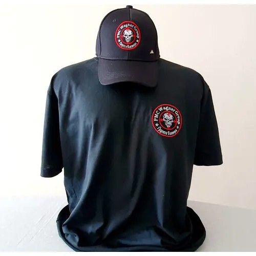Комплект Вагнер футболка + бейсболка черный универсальный