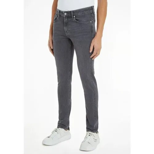 Джинсы скинни Calvin Klein Jeans, размер 34/32, серый