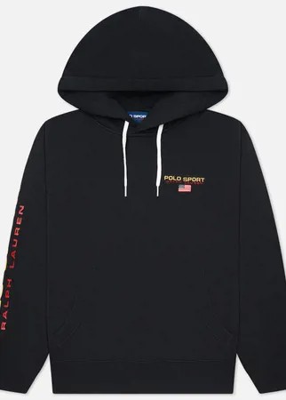 Женская толстовка Polo Ralph Lauren Polo Sport Vintage Hoodie, цвет чёрный, размер XS