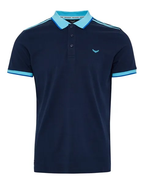 Поло Threadbare Kurzarm Polo THB Polo Junta, синий