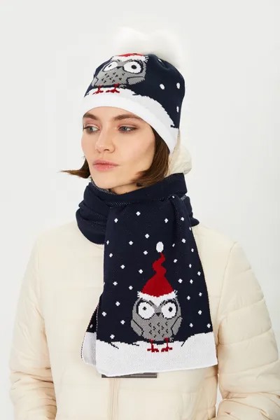Шарф женский Baon B350531 dark navy