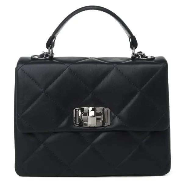 Сумка женская Pierre Cardin 1873 черно-синий, 20х28х10 см