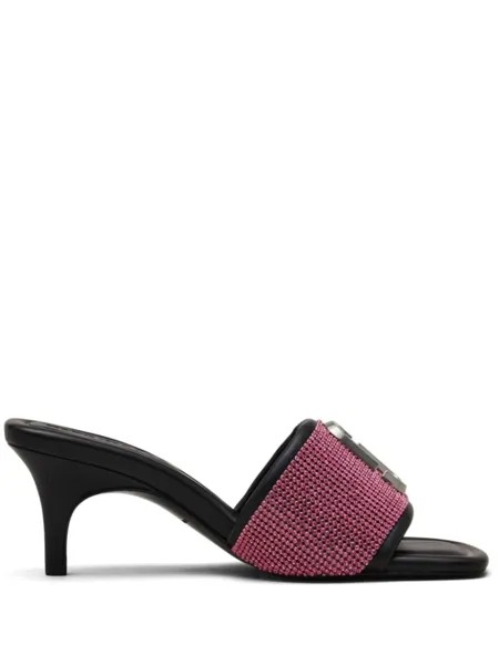 Marc Jacobs мюли The J Marc с кристаллами, черный