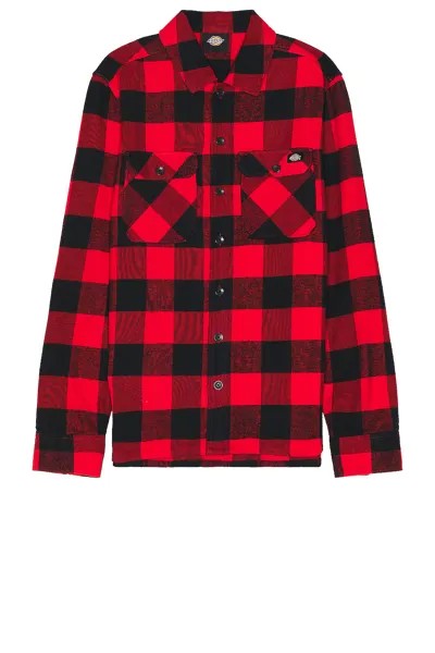 Рубашка Dickies Sacramento Long Sleeve, цвет Red Plaid