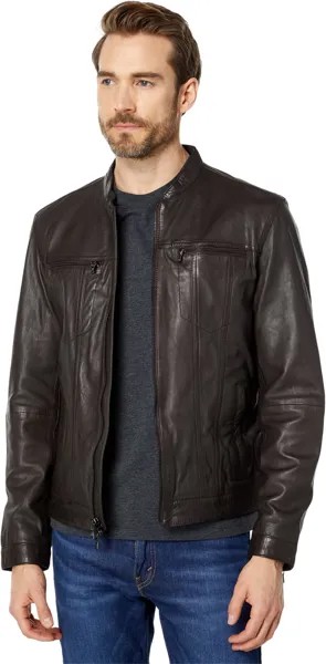 Куртка Band Collar Jacket L858T1B John Varvatos, цвет Chocolate