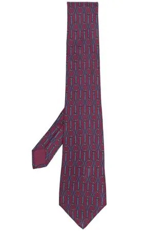 Hermès галстук pre-owned с узором
