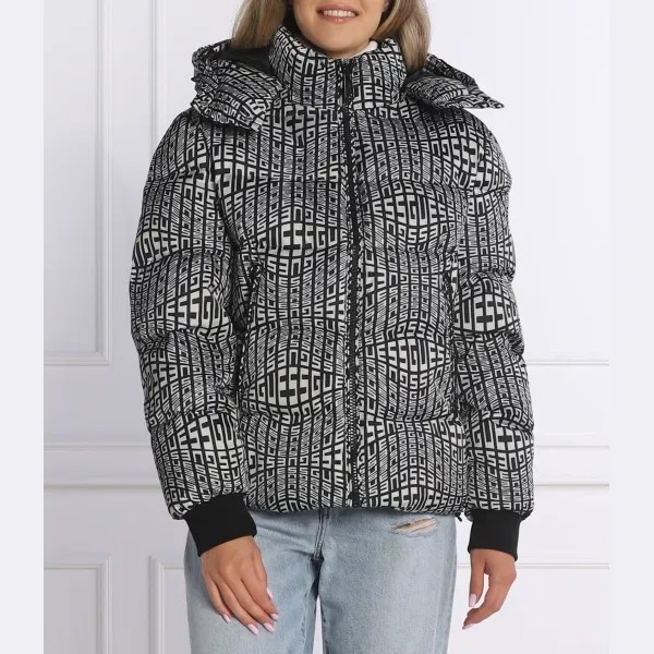 Пуховик Manon классического кроя Guess, черный