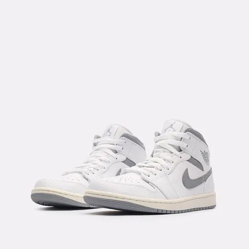 Кроссовки Jordan Air Jordan 1 Mid, размер 8.5US, белый