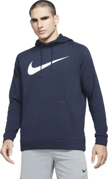Худи мужское Nike M Dri-FIT Pullover Training Hoodie синее M