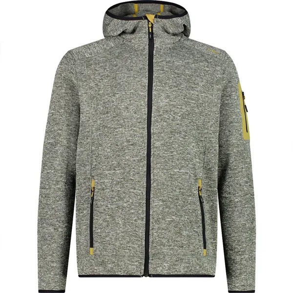 Толстовка CMP Jacket 3H60847N Hooded, серый