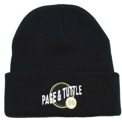 Page - Tuttle 12-дюймовая вязаная кепка с манжетами мужская размер OSFA Athletic Sports RE202-BK-S
