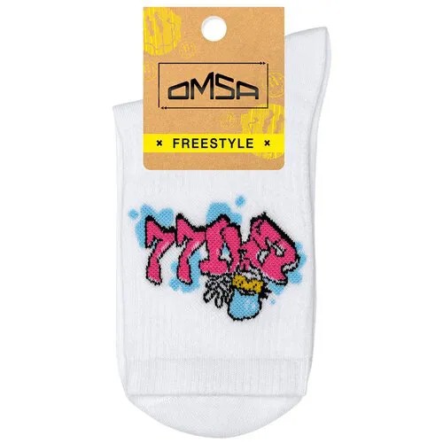Носки Omsa, 3 уп., размер 39-41, белый