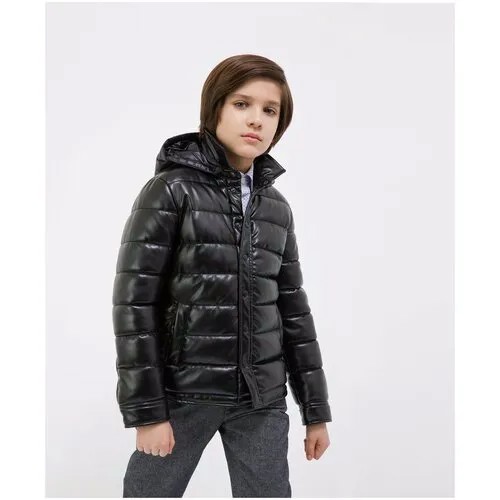 Куртка черная демисезонная Gulliver 221GSBC4101 размер 134