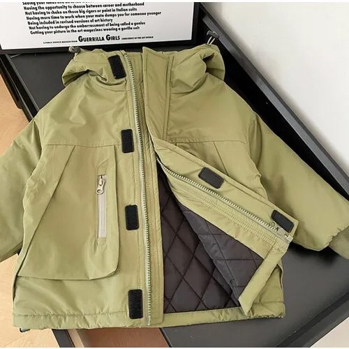 Куртка, размер 90, зеленый