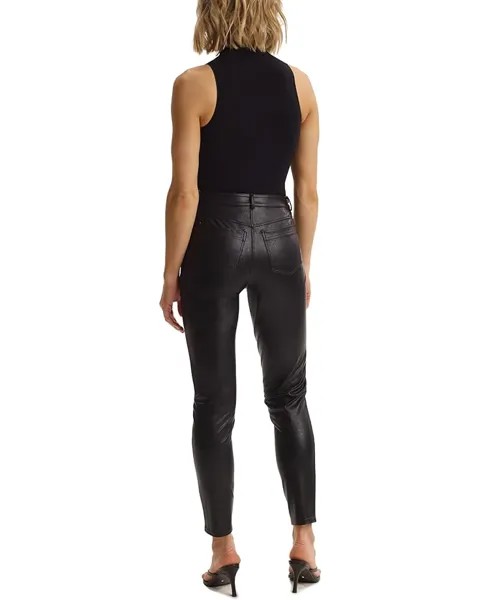 Брюки Commando Faux Leather Five-Pocket Pants SLG69, черный