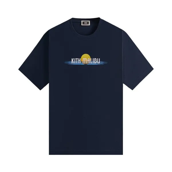 Футболка Kith Malibu Sunshine Vintage Tee, цвет Nocturnal