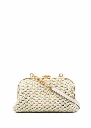 Tory Burch мини-сумка Cleo в технике макраме