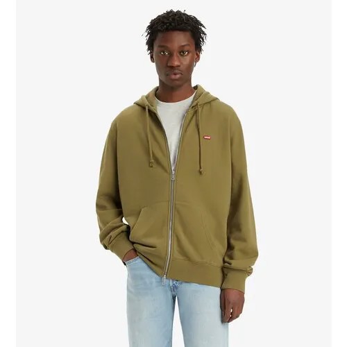 Олимпийка Levi's THE ORIGINAL HM ZIP UP, размер XL, зеленый