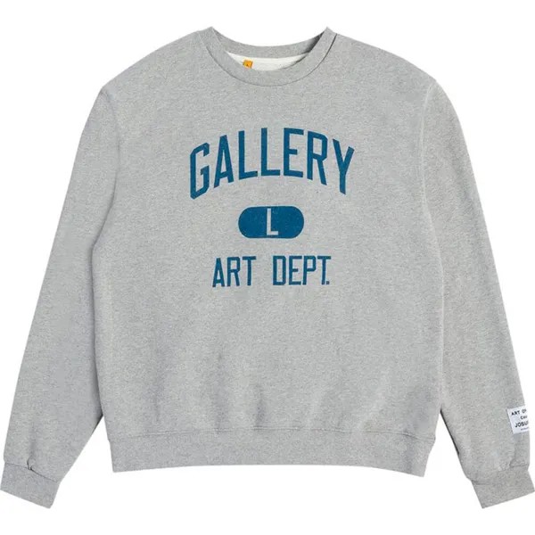 Толстовка Gallery Dept. Art Department Crewneck, серый