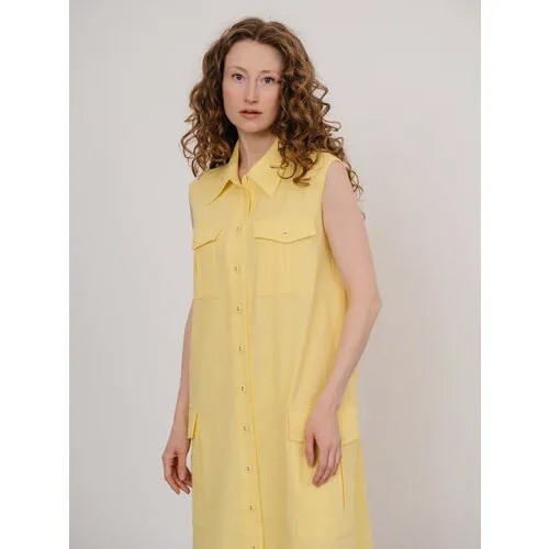 Платье Модный Дом Виктории Тишиной, размер S (42-44), желтый