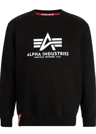 Alpha Industries толстовка с логотипом