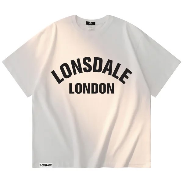 LONSDALE Футболка унисекс, Бежевый