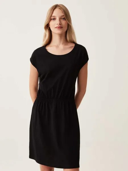 Короткое платье из тонкого хлопка Ovs, цвет black