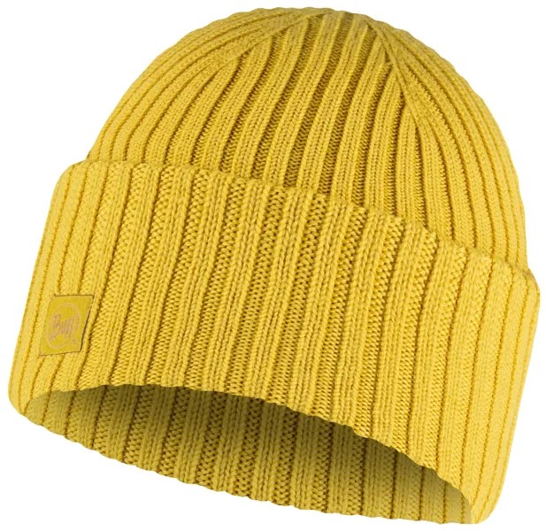 Шапка бини унисекс Buff Knitted Hat Ervin желтый , One Size