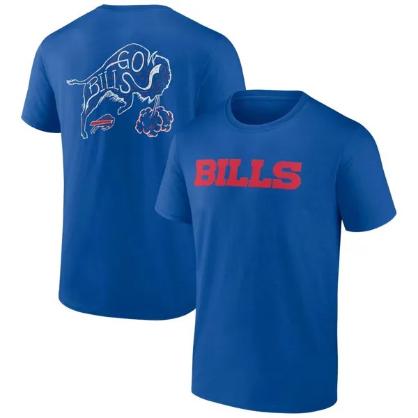 Мужская двусторонняя футболка Profile Royal Buffalo Bills Big & Tall