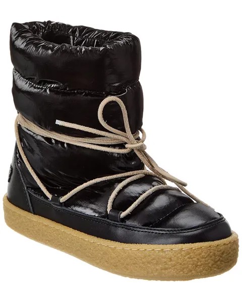 Зимние ботинки Isabel Marant Zimlee из нейлона и кожи, черный