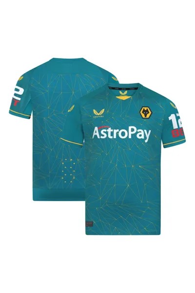 Футболка Wolverhampton Wanderers Away Pro 2022-23 Castore, зеленый