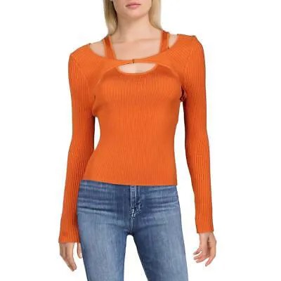 Jonathan Simkhai Женский оранжевый многослойный эластичный пуловер-свитер M BHFO 3117